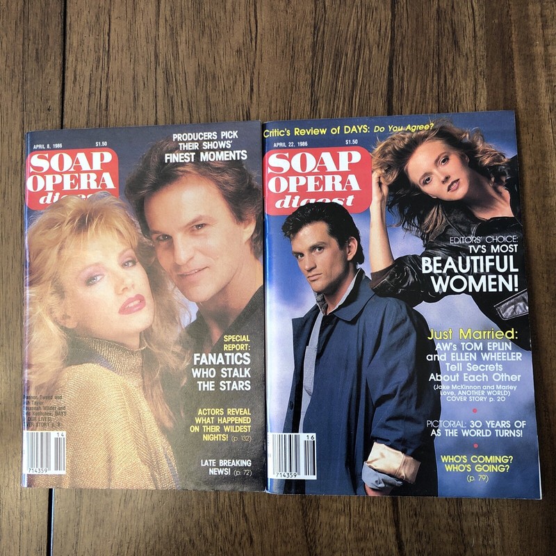 Lot Of 12-10-1986, 1-1989 & 1-1994 Soap Opera Digest Pocket Magazines gallery