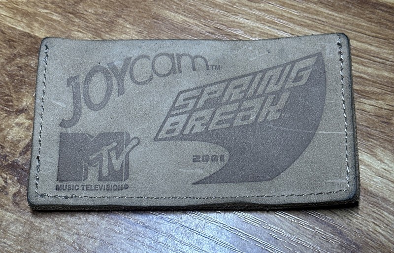 Vintage RARE 2001 MTV Spring Break Joycam Wallet/Card Holder