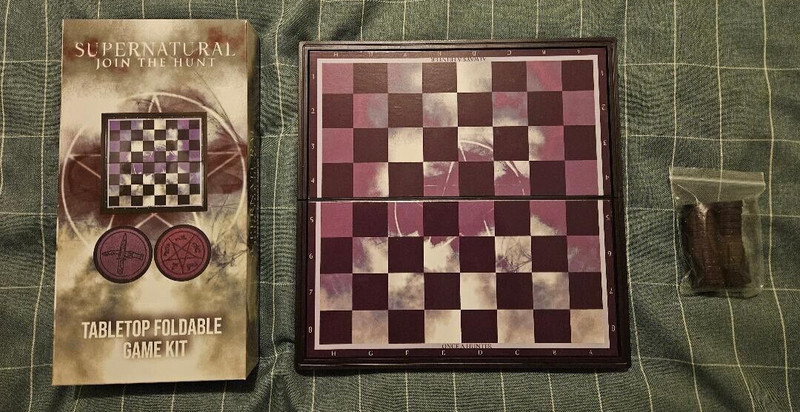 Supernatural CultureFly Exclusive Tabletop Foldable Game Kit (Checkers)