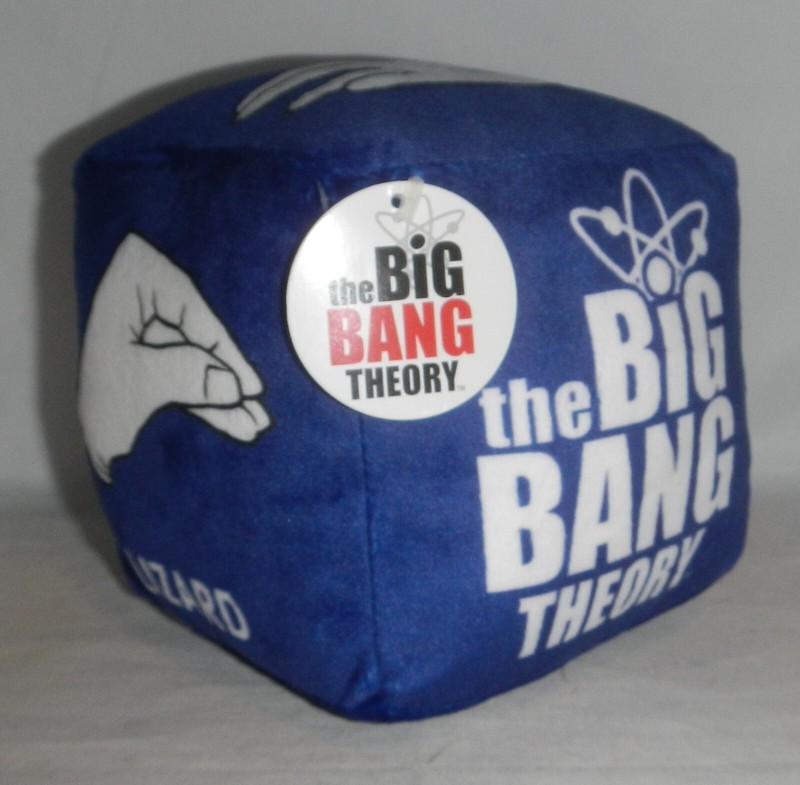 The Big Bang Theory Rock Paper Scissors Spock Lizard Die Dice Plush by Hallmark gallery