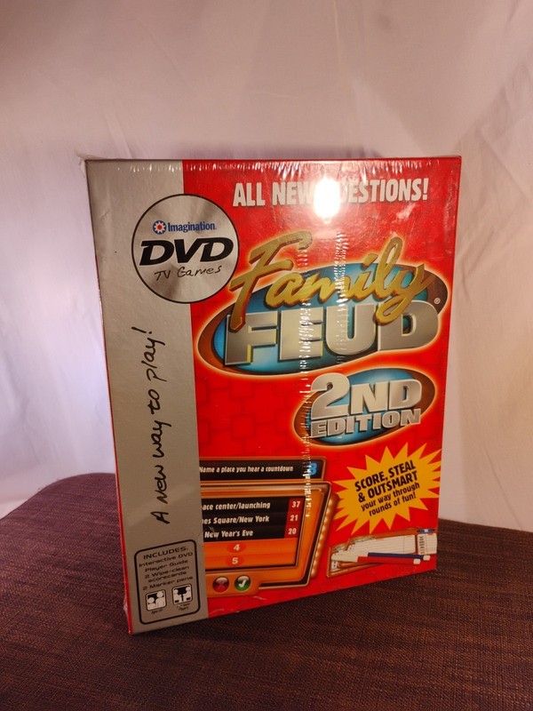 IMAGINATION DVD TV GAMES FAMILY FEUD 2ND EDITION HOME GAME FAMILY FUN ,,,NEW
