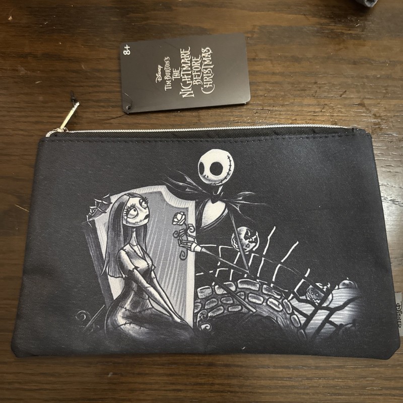 NEW Loungefly Disney Nightmare Before Christmas Pencil Case Horror Halloween