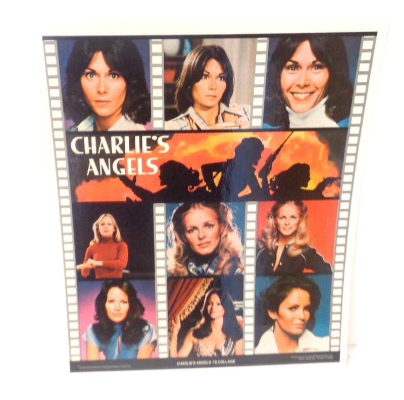 1978 Charlie’s Angels Montage Poster Put-On BIG Sticker! [#1]