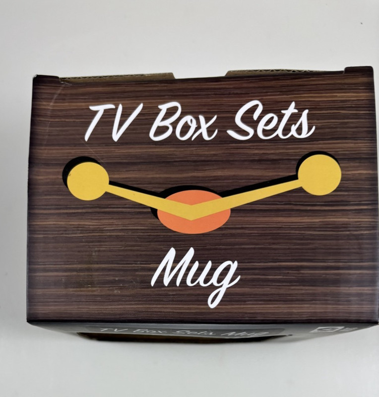 Coffee Trivia Mug 50 Questions About Favorite TV Shows Original Box Ginger Fox gallery