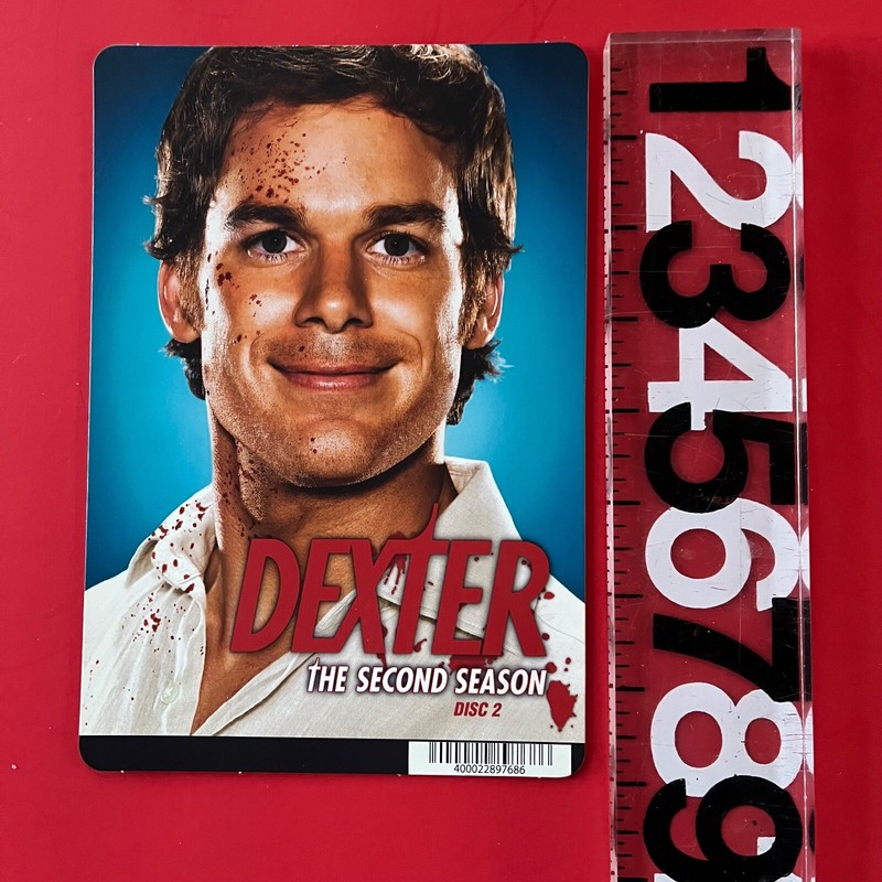 (5) blockbuster video DEXTER tv series SHELF DISPLAY CARDS 5.5X8 michael c. hall gallery