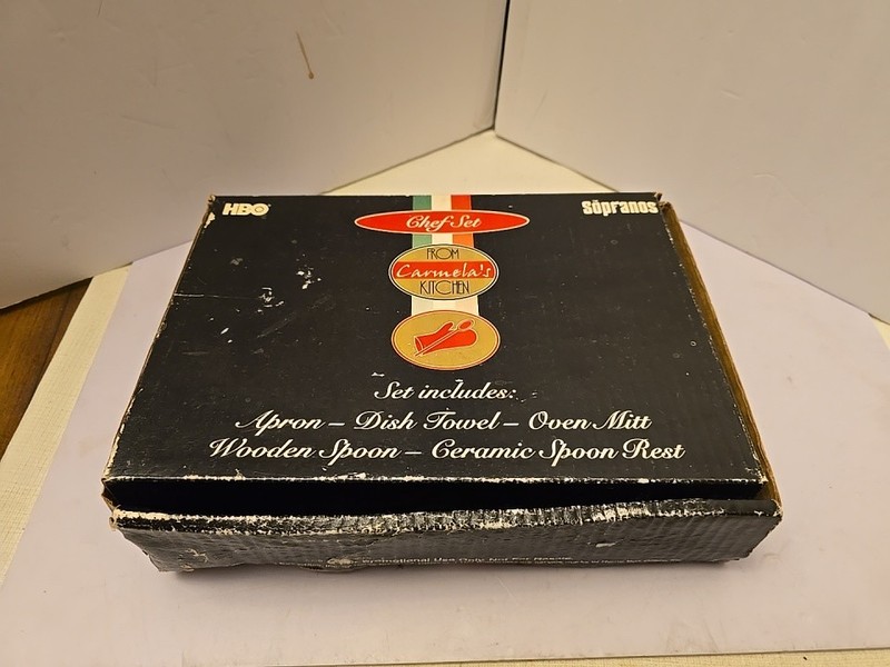 RARE Sopranos Chef Set From Carmela’s Kitchen – 2003 HBO Promotional Item