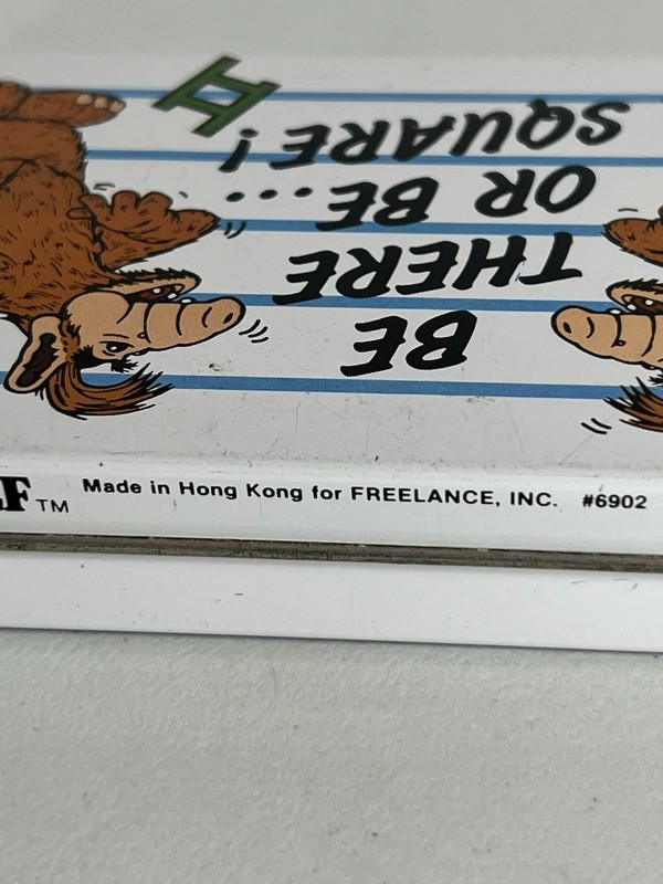 ALF Be There Or Be Square Metal Pencil Case Freelance 1987 TV Show Vintage Alien gallery