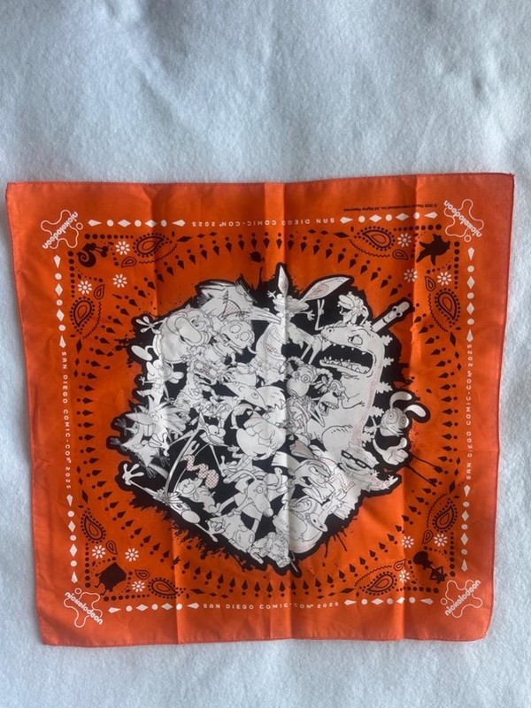 NICKELOEDEON BANDANA SDCC 2025 Exclusive – Spongebob Rugrats Avatar Ren & Stimpy
