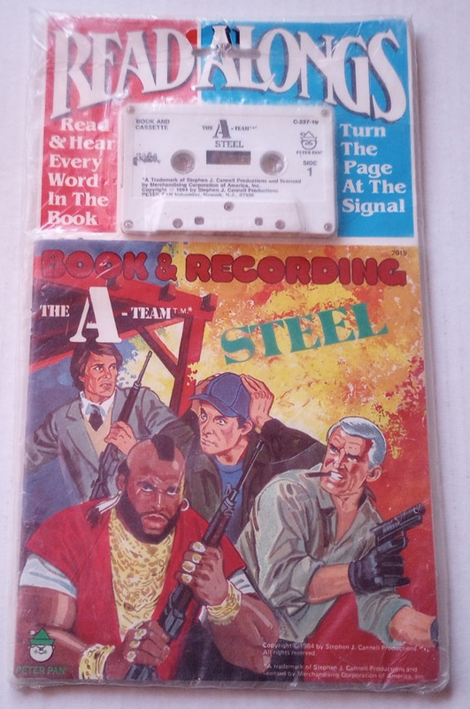 Factory Sealed The A-Team Cassette Tape & Read Along Book 1984 Peter Pan VTG