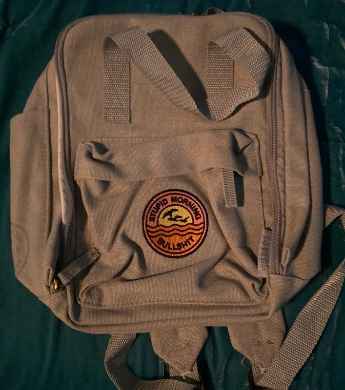 Stupid Morning Bullshit Adult Swim Promo Mini Backpack – As Seen On Adult Swim