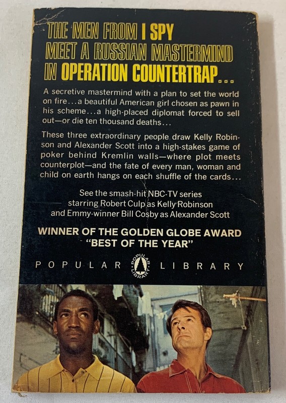 1967 tv show paperback I SPY #5 ~ COUNTERTRAP ~ lower grade gallery