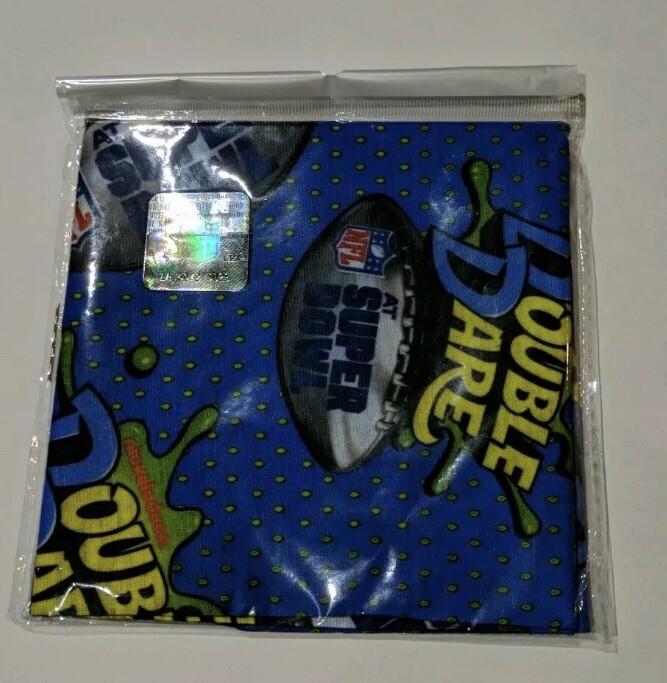 2019 SDCC Exclusive Nickelodeon Double Dare Blue Licensed NFL Bandana Super Bowl