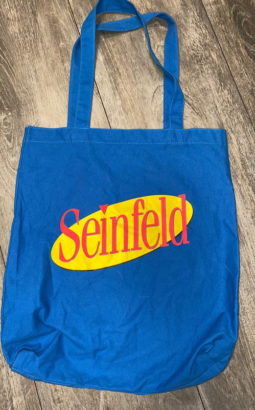 Jerry Seinfeld Tv Show Cloth Tote Bag Blue