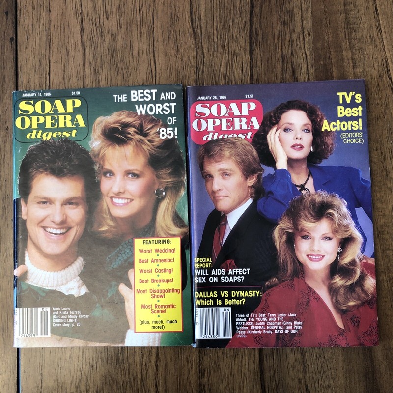 Lot Of 12-10-1986, 1-1989 & 1-1994 Soap Opera Digest Pocket Magazines gallery