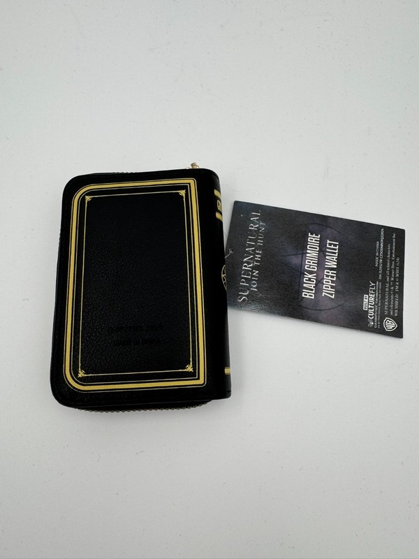 Culturefly Women of Supernatural SPN Black Grimoire Zippered Wallet NWT gallery