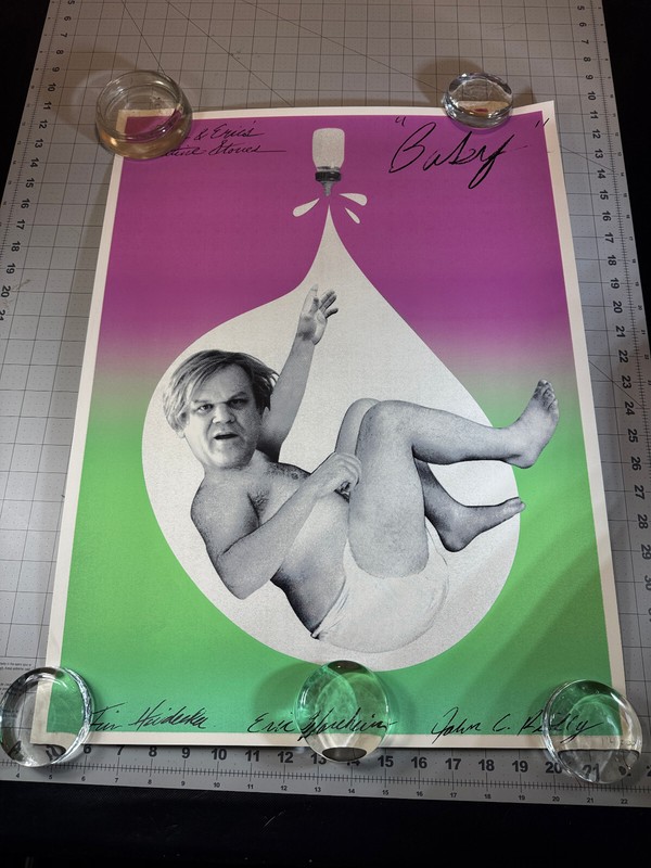 Tim & Eric Bedtime Stories Screen Print Poster BABY Adult Swim Awesome Show