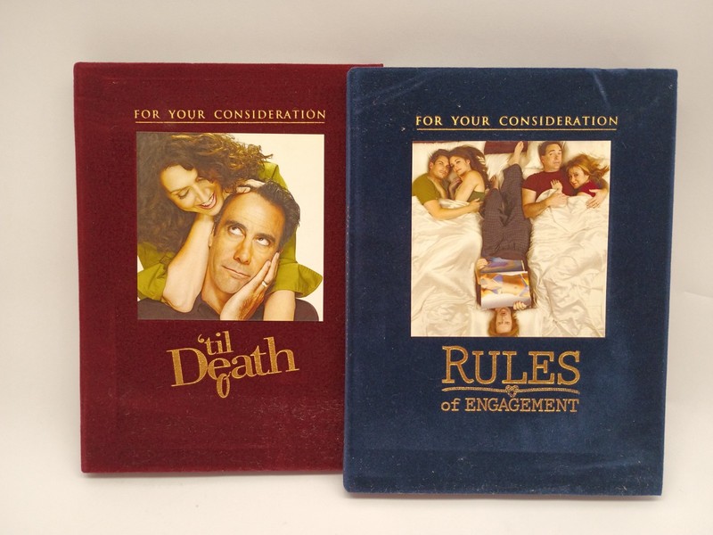 ’til Death & Rules Of Engagement Screener DVD FYC RARE Velvet Presentation Case
