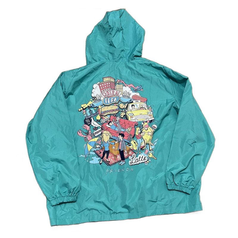CultureFly Friends TV Series Rainy Day Windbreaker Jacket Adult Unisex M NWT gallery