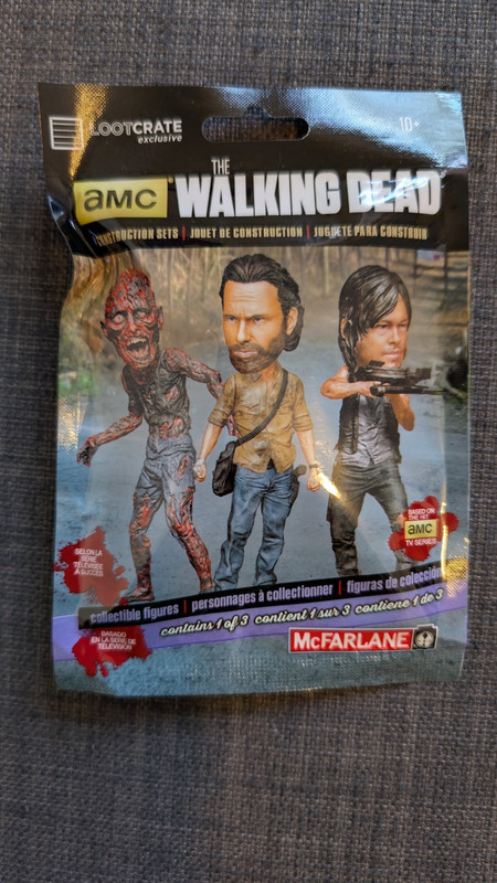 New Loot Crate AMC The Walking Dead Packaged Collectible Figure