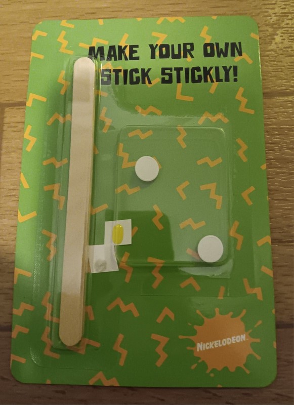 The Nick Box Make Your Own Stick Stickly Figure Nickelodeon 90’s 2016 RARE NEW!
