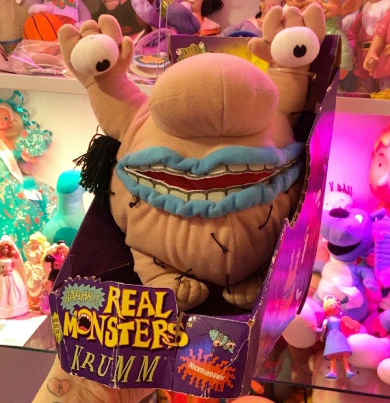 Ahhh Real Monsters KRUMM Doll- In Box With Both Eyeballs