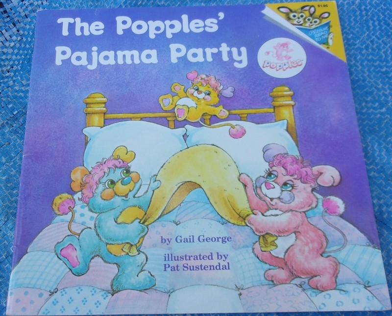 The Popples Pajama Party Random House Pictureback Book 1986 Vintage AGC