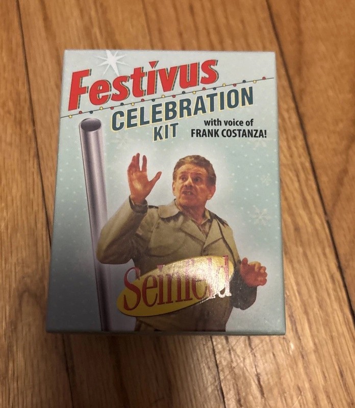 Seinfeld Festivus Celebration Kit Voice of Frank Costanza Running Press Mini