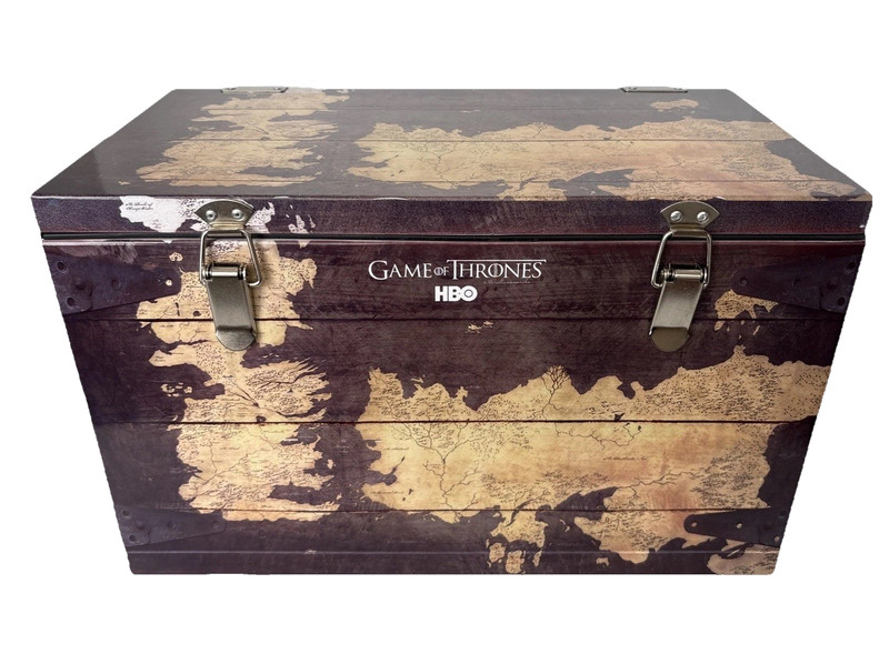 Game of Thrones HBO Ltd Edition Cooler / Chest Westeros Map 17.75 x 9.75 x 11.5