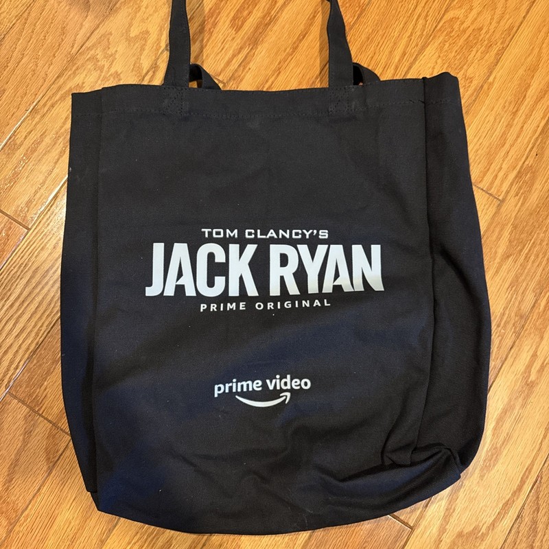 LOT: SDCC 2018 Jack Ryan Amazon Prime Canvas Tote Bag, Promo Bag