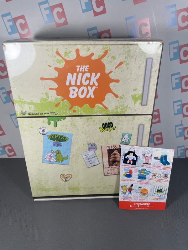 The Nick Box CultureFly Nickelodeon Nicktoons 2018 Winter Complete Sealed Tastee