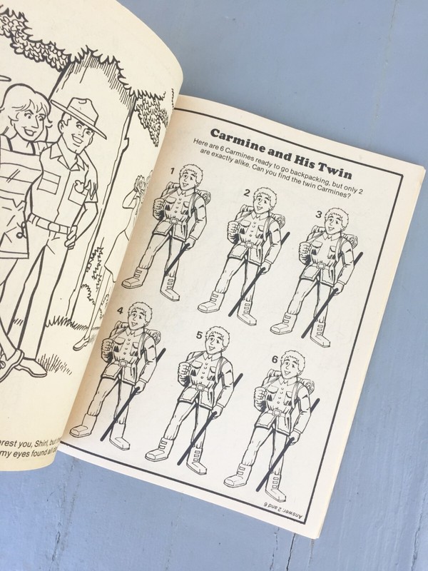 Laverne & Shirley Coloring Activity Book 1983 TV Comedy Show Unused Clean gallery