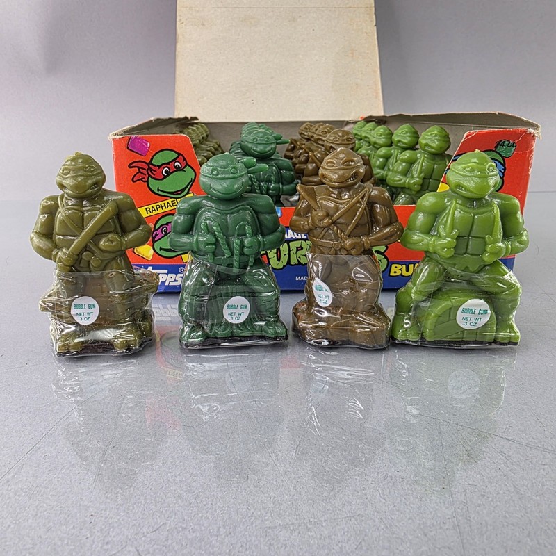 Vintage Teenage Mutant Ninja Turtles Primo Bubble Gum Box Set TMNT 1990 Topps gallery