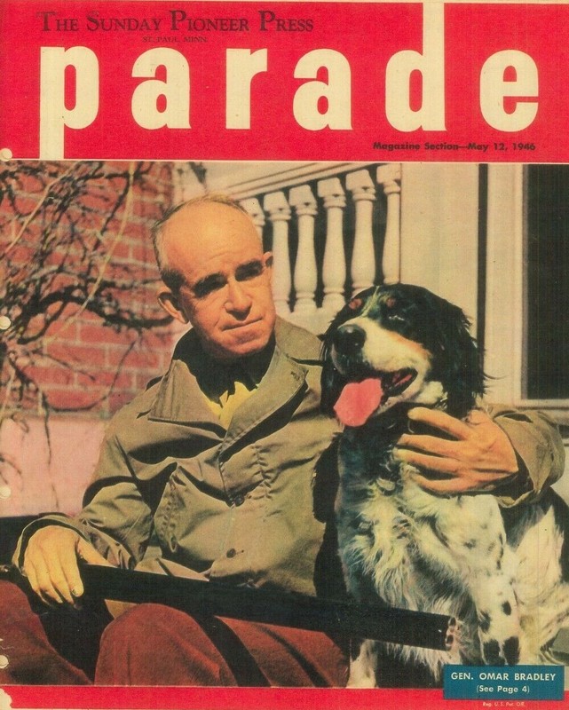 General Omar Bradley Augustin Duncan Gloria Grahame Parade Magazine May 12 1946