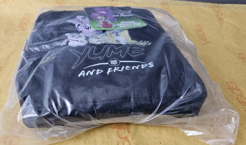 Loot Crate Yume And Friends Zombie Collapsible Duffel Bag Black With Characters gallery