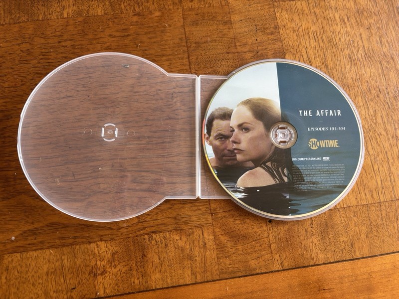 The Affair Season 1 TV SHOW 2014 Rare Press SCREENER DVD 101- 104 Dominic West