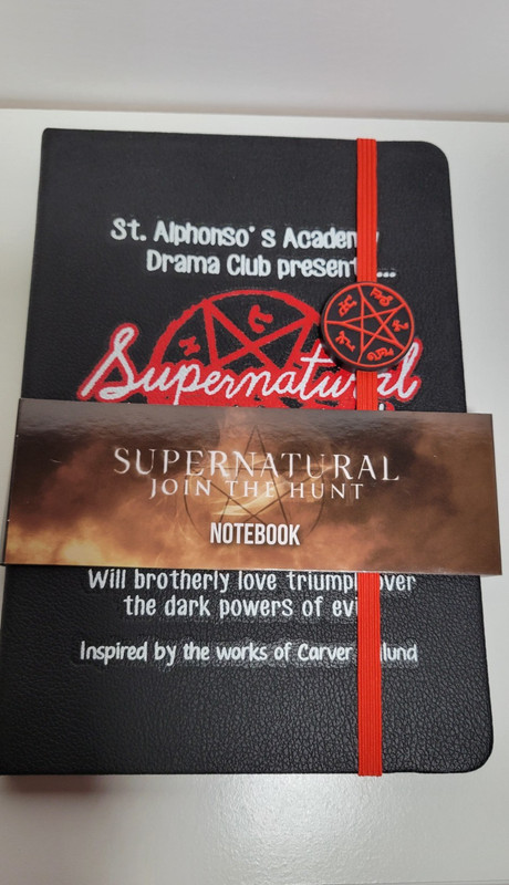 Supernatural The Musical Blank Journal Culturefly Exclusive New Sam and Dean