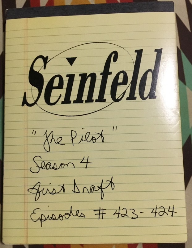SEINFELD The Pilot Commemorative Script (from DVD box set – DVDs not included)