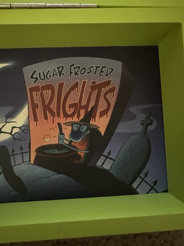 Nick Box Nickelodeon Rocko's Modern Life Sugar Frosted Frights Shadow Art Box gallery