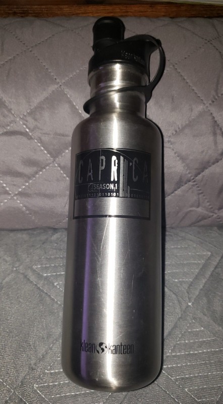 CAPRICA TV SHOW CAST & CREW ONLY EXCLUSIVE KLEAN KANTEEN STAINLESS STEEL BOTTLE
