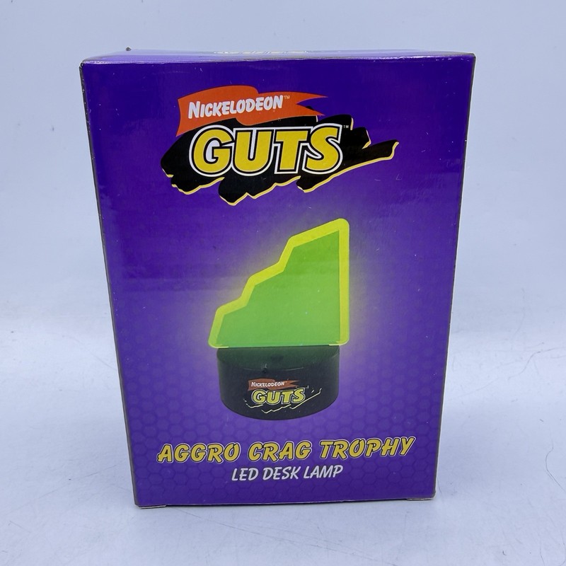 Nickelodeon Guts Aggro Crag Trophy LED Desk Lamp Retro NEW OPEN BOX Tested gallery