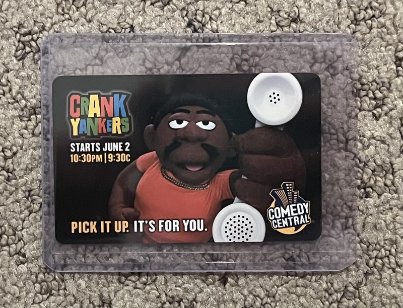 TRACY MORGAN 2002 CRANK YANKERS PHONE CARD CALL SERVICES COMEDY CENTRAL SNL SSP