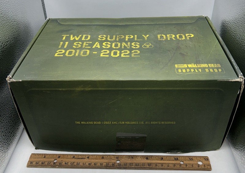 The Walking Dead Supply Drop Box Only Crate Empty Storage Ammo Can Version 2022