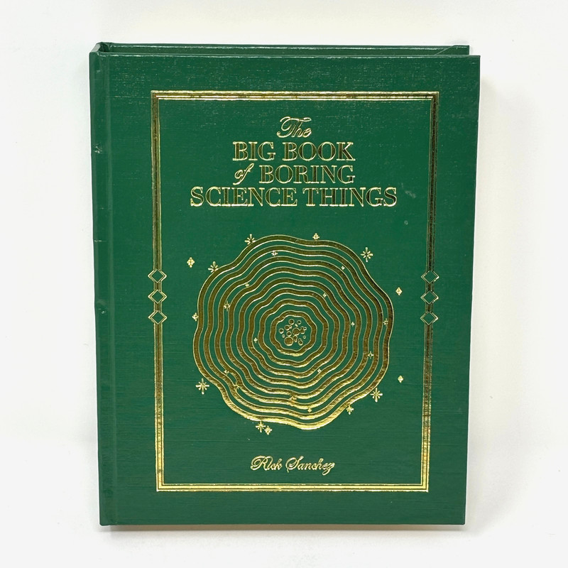 RARE Rick & Morty – Big Book of Boring Science Things – Hidden Flask Adult Swim