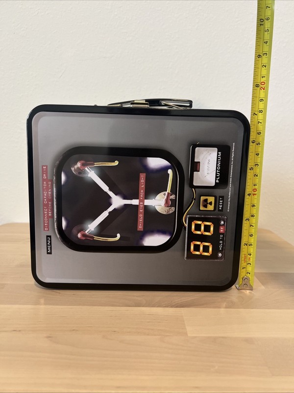 Loot Crate Back to the Future Flux Capacitor Metal Lunch Box gallery