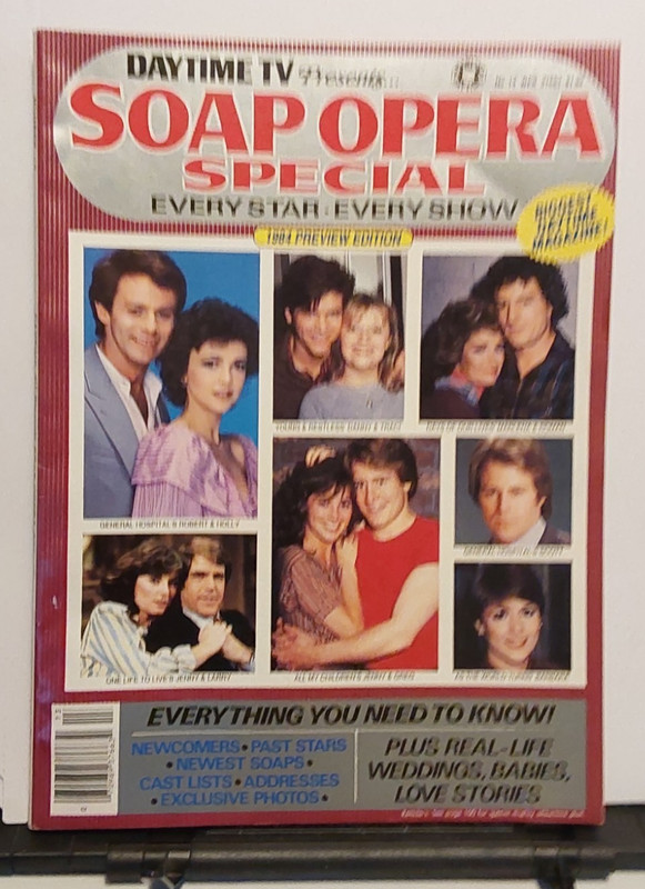 Daytime TV Soap Opera Special 1983 General Hospital, All my Children