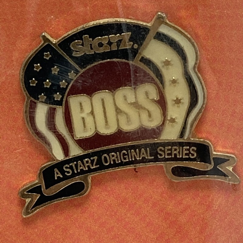 Starz Boss Original Series Promo Pin Kelsey Grammer Drama Mayor Tom Kane New gallery