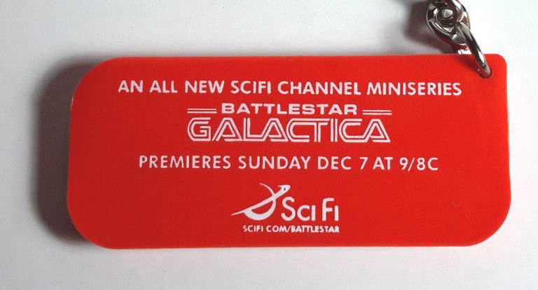 Original Battlestar Galactica TV Series Promo 2.25" Key Chain - Unused gallery