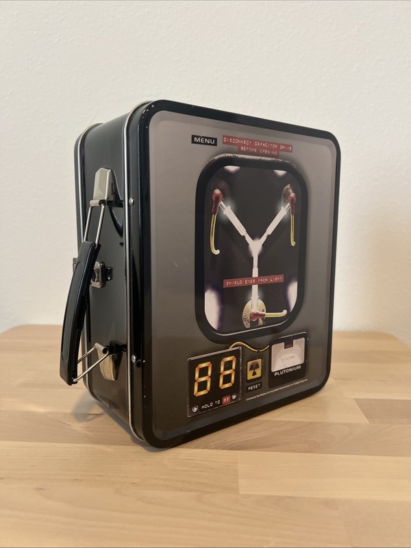 Loot Crate Back to the Future Flux Capacitor Metal Lunch Box gallery