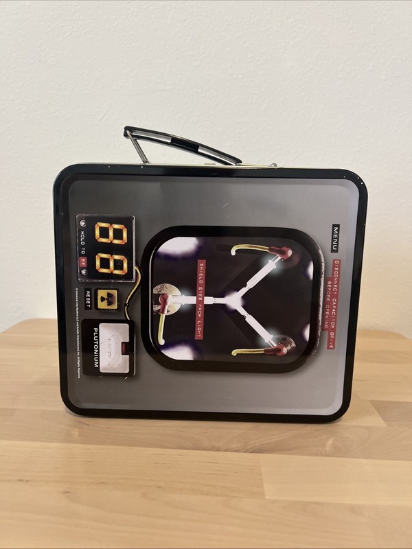 Loot Crate Back to the Future Flux Capacitor Metal Lunch Box gallery
