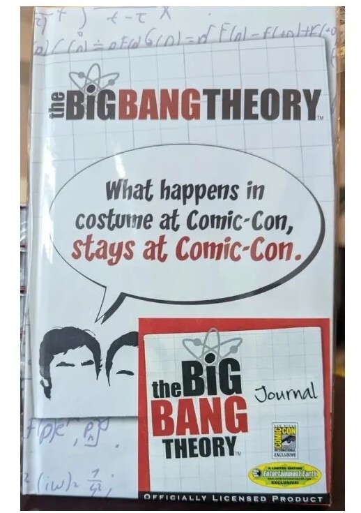 The Big Bang Theory Comic-Con Journal 2013 – New/Sealed Hardcover 8″ × 5″
